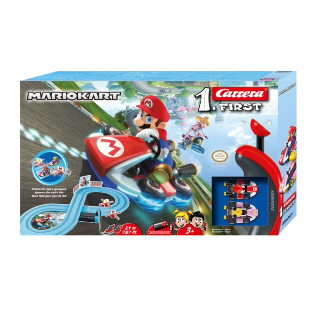 Carrera First Mario Kart Mario vs. Peach Slot Car Race Track 2.9 m, 3+ years