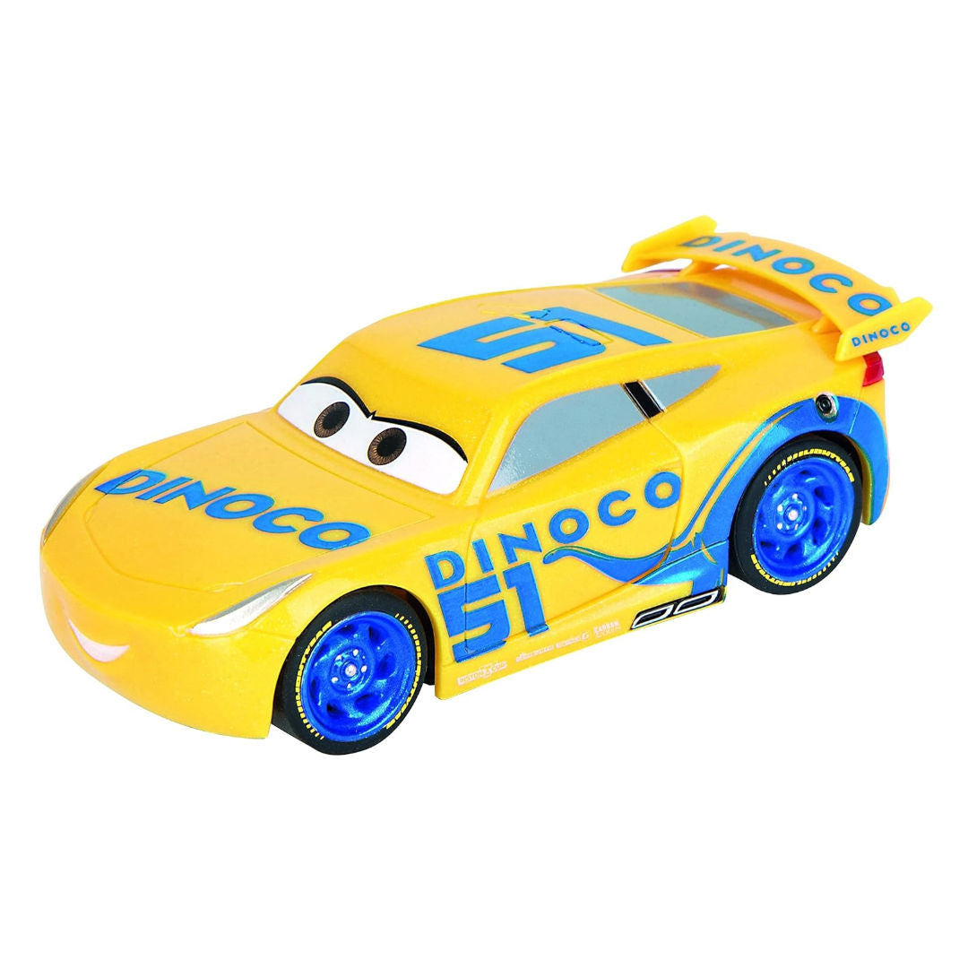 Carrera Speed Arena Disney Pixar Cars Race In A Case Lightning McQueen vs Cruz Ramirez Slot Car Racing Set 1:64, Red/Yellow, 3+ years