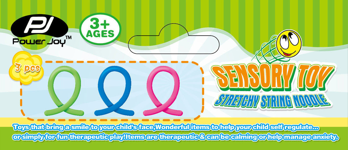 P.JOY SENSORY TOY STRETCHY NOODLE 3PCS