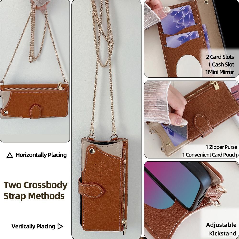 Litchi Leather Case For Huawei nova 12i / Enjoy 70 Pro