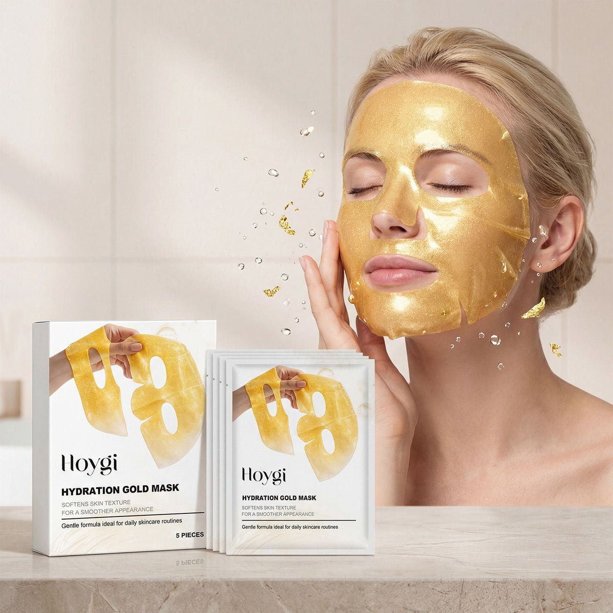Hydrating Sheet Face Mask Set Moisturizing 5pcs