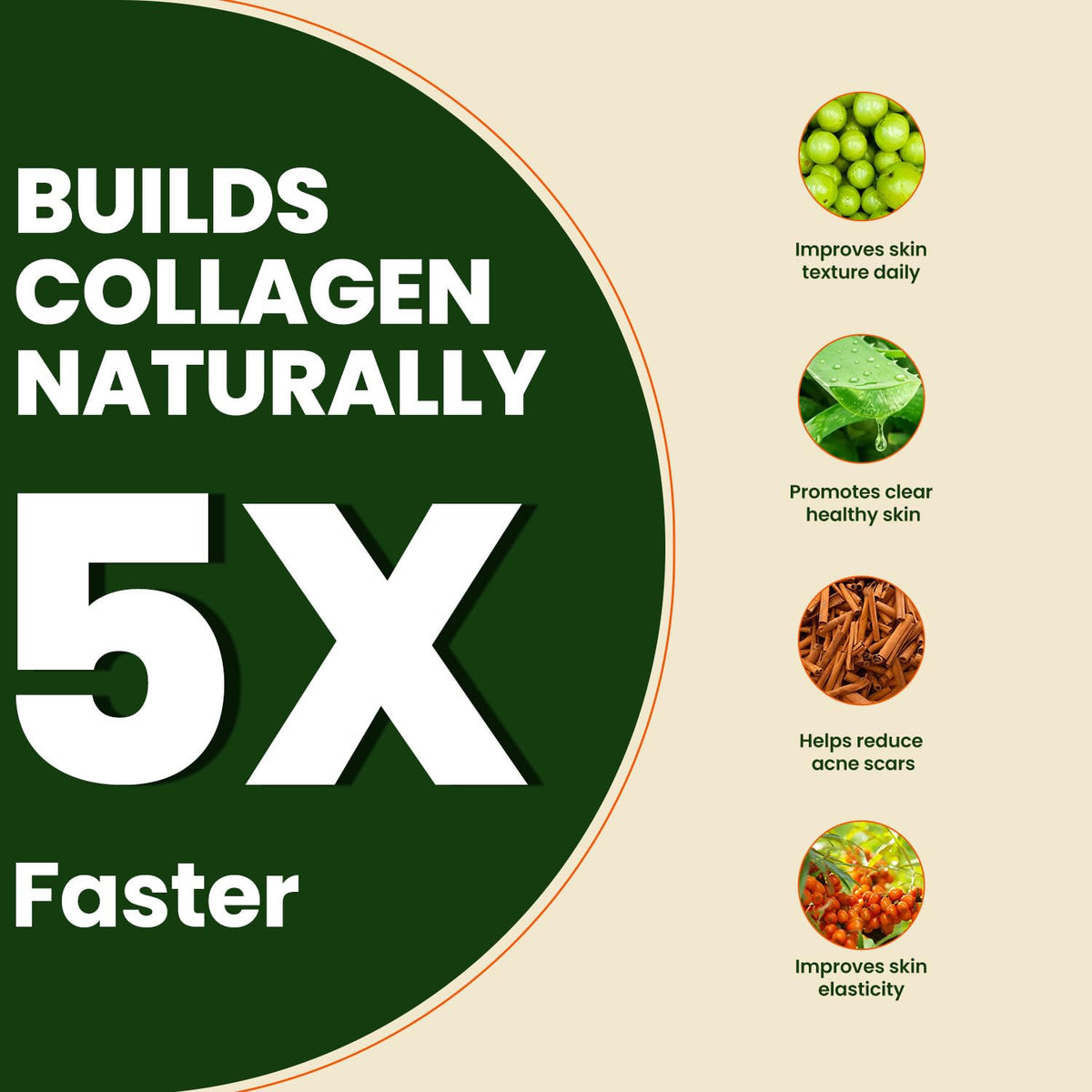 Herbal max 100% Veg Collagen Builder Mixed Fruit 195 Grams
