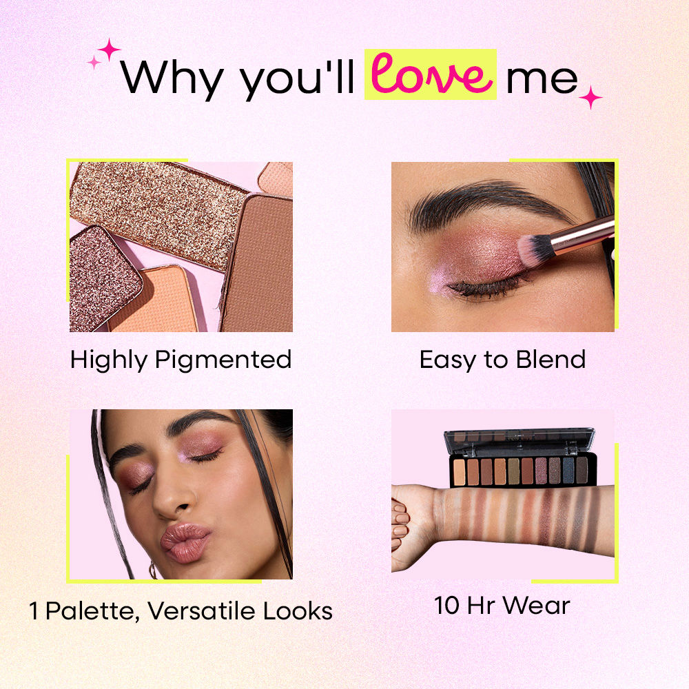 Nykaa Eyes On Me! 10in1 Eyeshadow Palette Sundowner Stunner