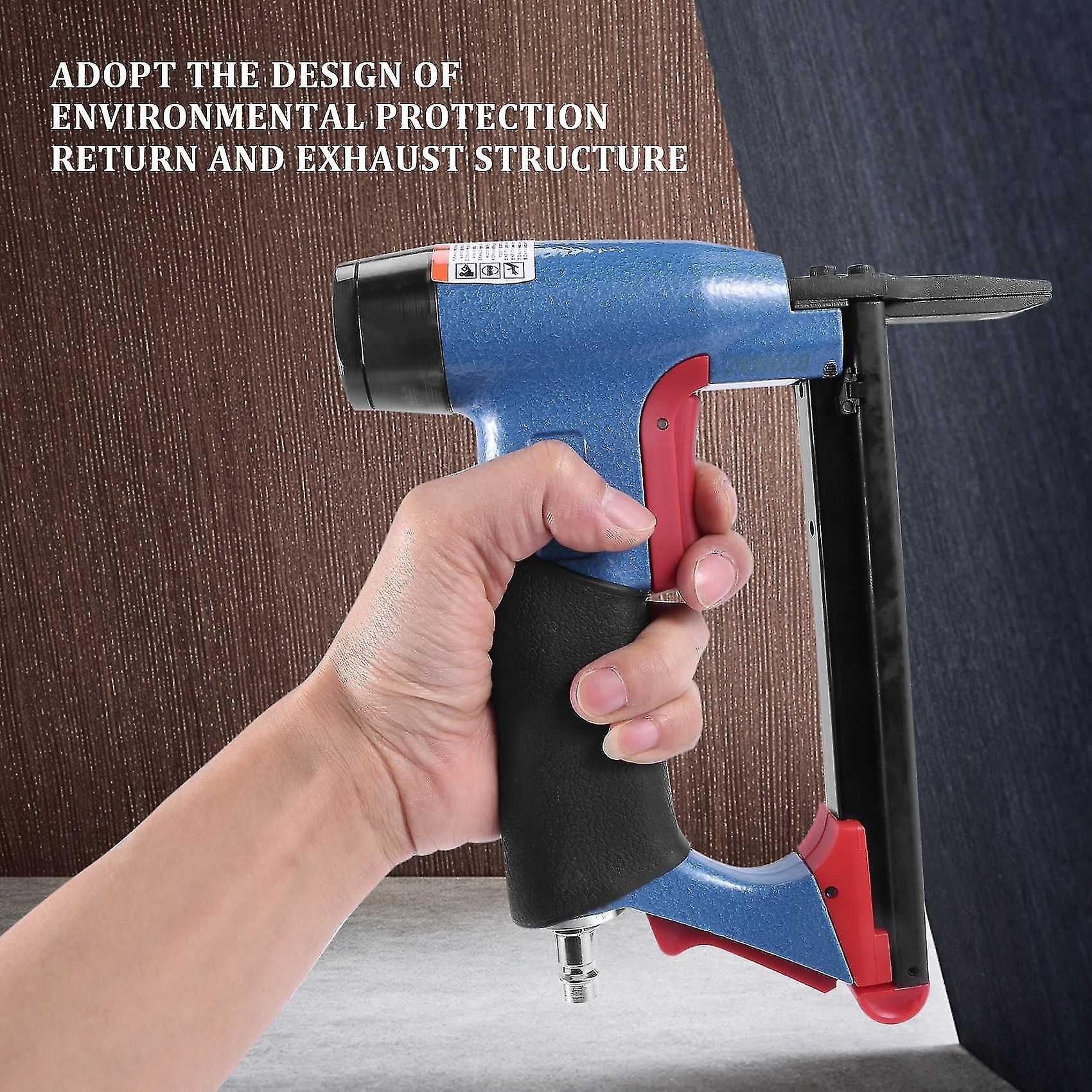 Pneumatic Air Stapler Nailer Tool for Wood Furniture Work