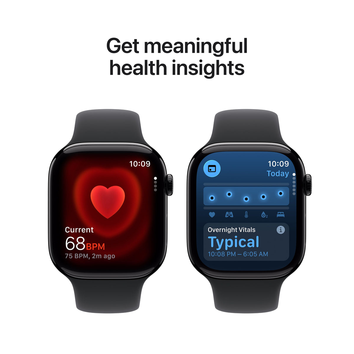 Apple Watch Series 11 GPS, 46mm Jet Black Aluminum Case