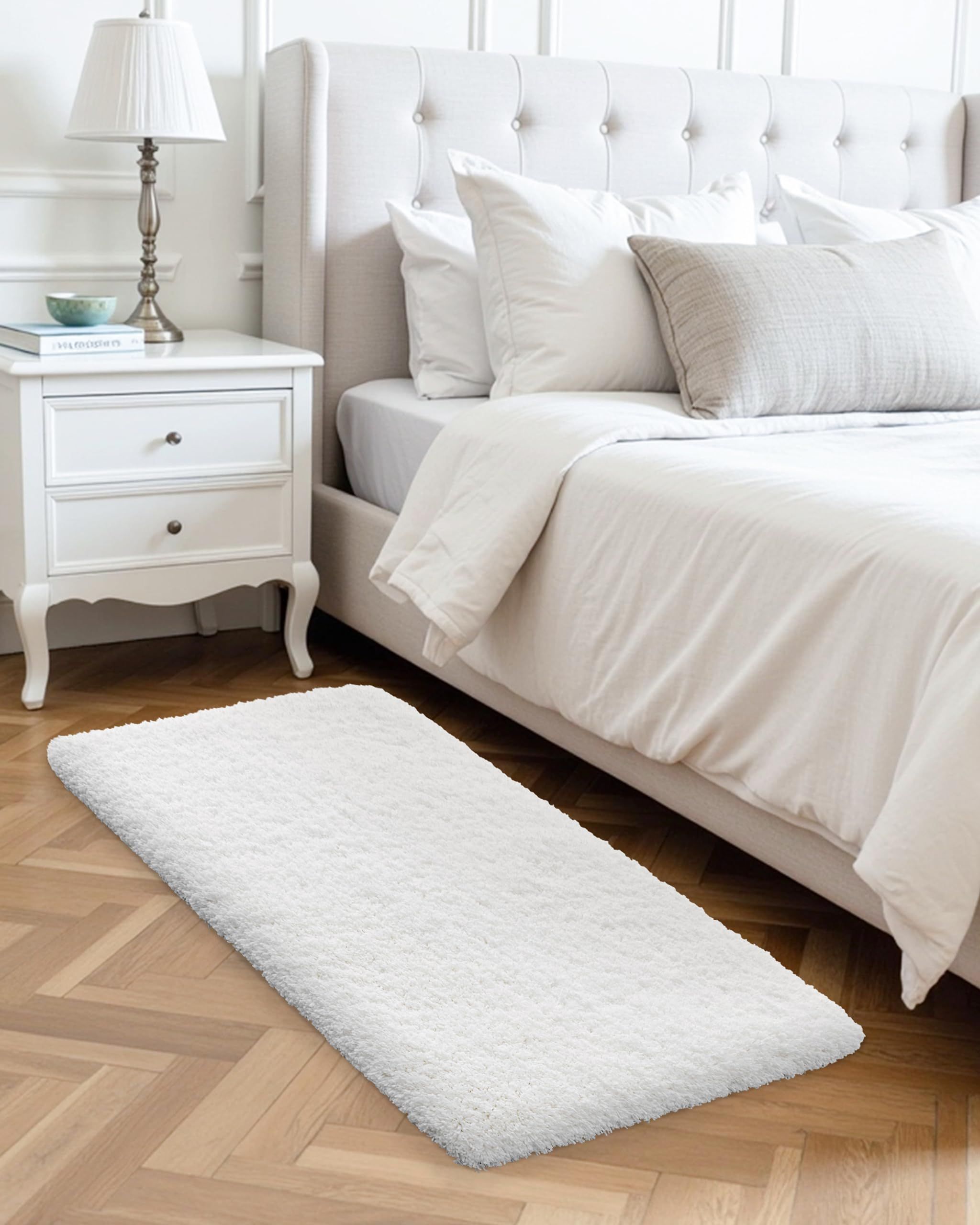 AIESY® Super Absorbent Washable Non Slip Thick Bath Mats