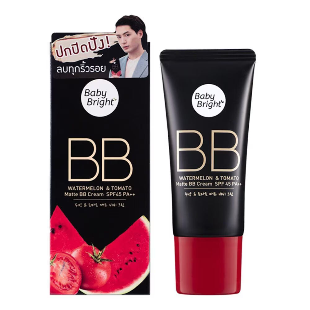 WATERMELON & TOMATO MATTE BB CREAM SPF45 PA++ 30G BABY BRIGHT (M)