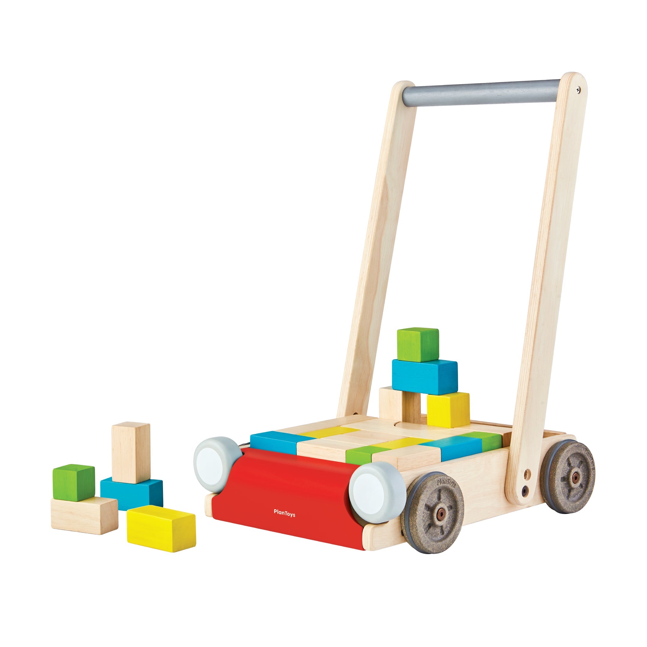 PlanToys Baby Walker — Wooden Push Toy for Toddlers