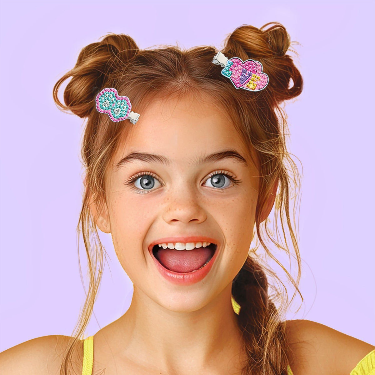 Diamond Art Hair clip set