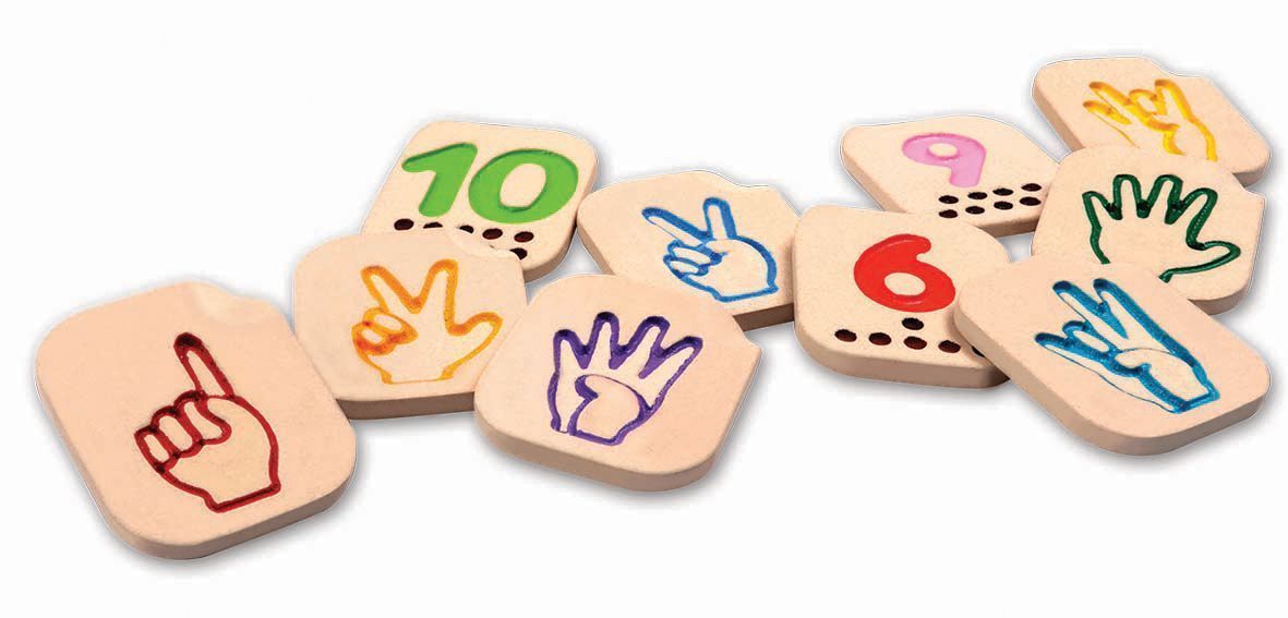 PlanToys Hand Sign Numbers 1 to 10
