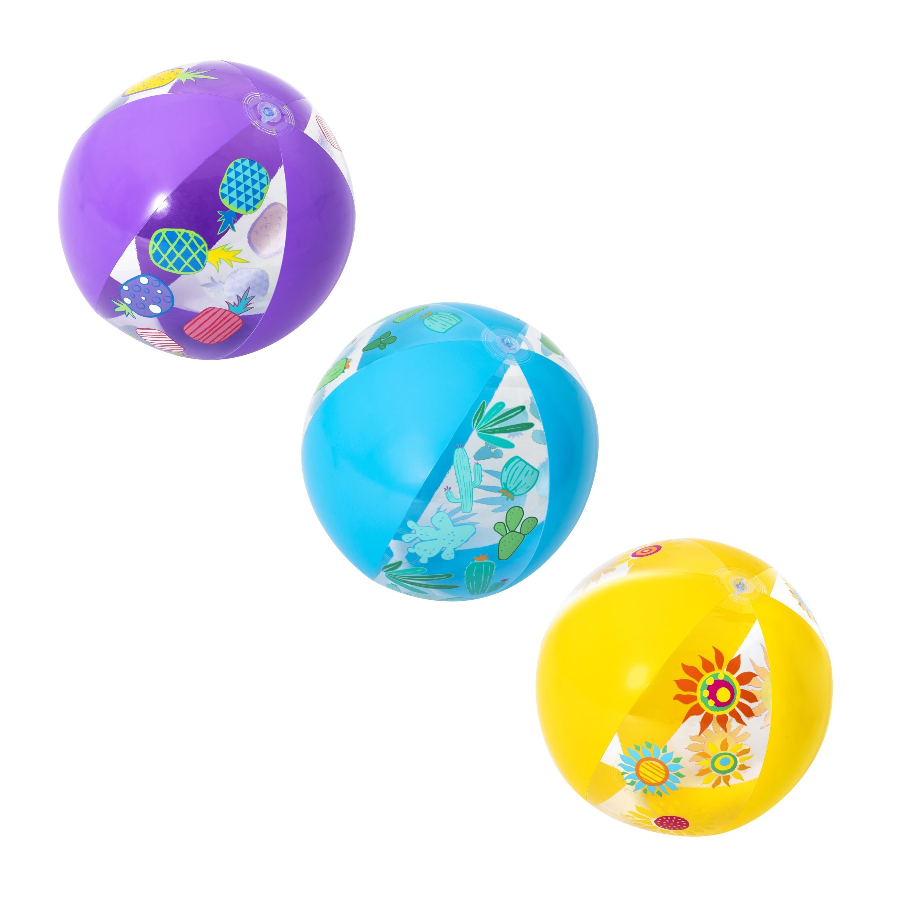 BWAY BEACH BALL AST DESIGNER 51CM