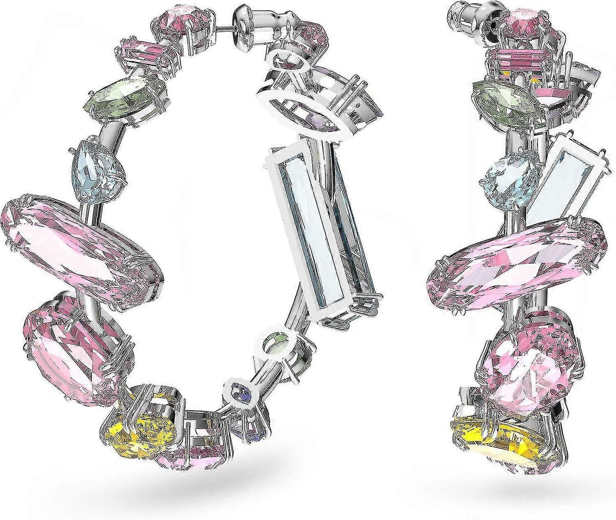 Earrings Super Flash Claw Chain Series Alloy Diamond Set Geometric Glass Diamond Earrings Earrings Earrings zxin