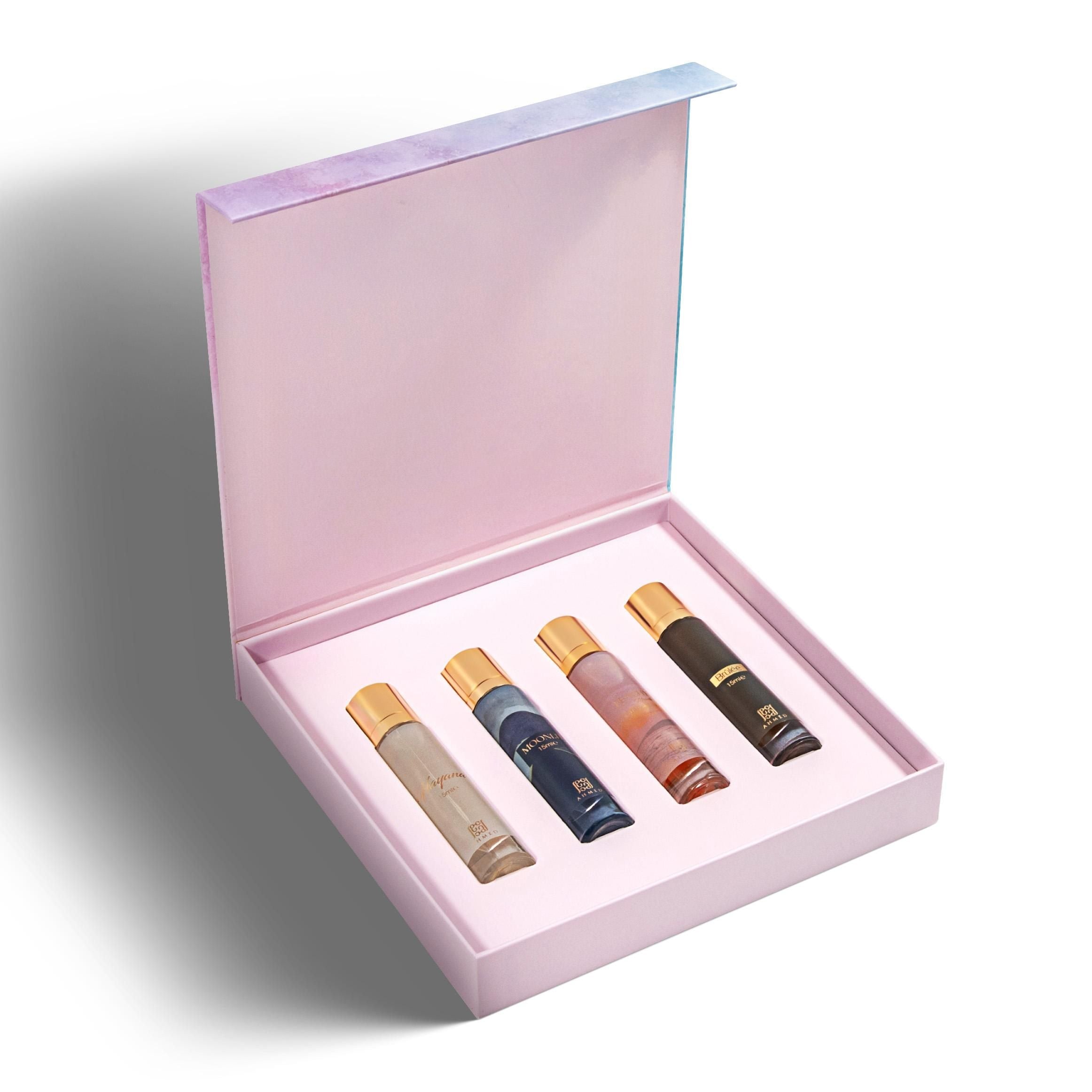 Ahmed Al Maghribi Fragrance Collection Set For Her, Set of 4x15ml