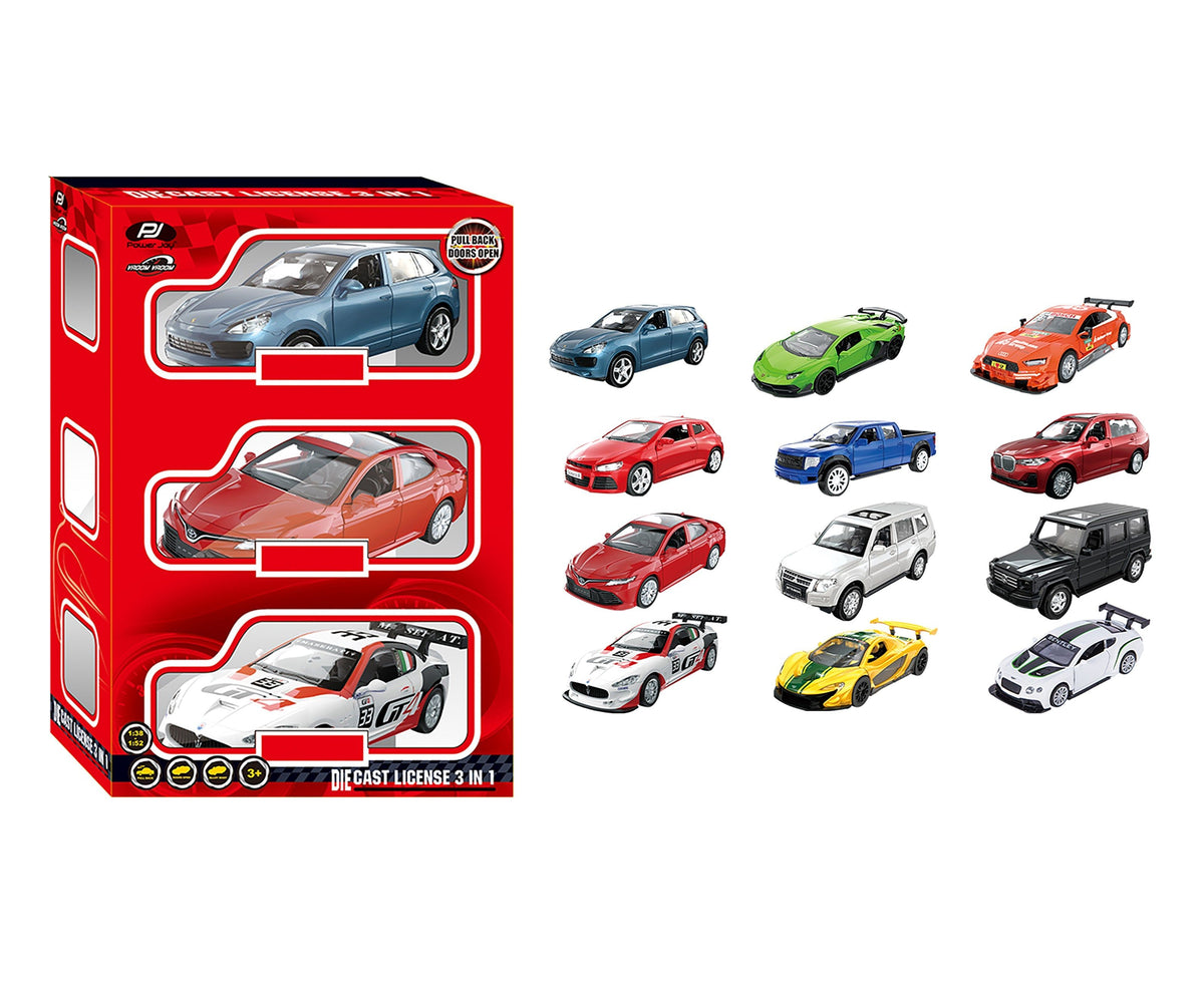 P.JOY V.VROOM DIECAST MSZ LICEN 3PC 1/43