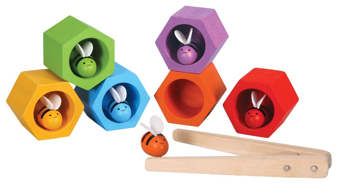 PlanToys Beehives — Wooden Fine Motor Toy