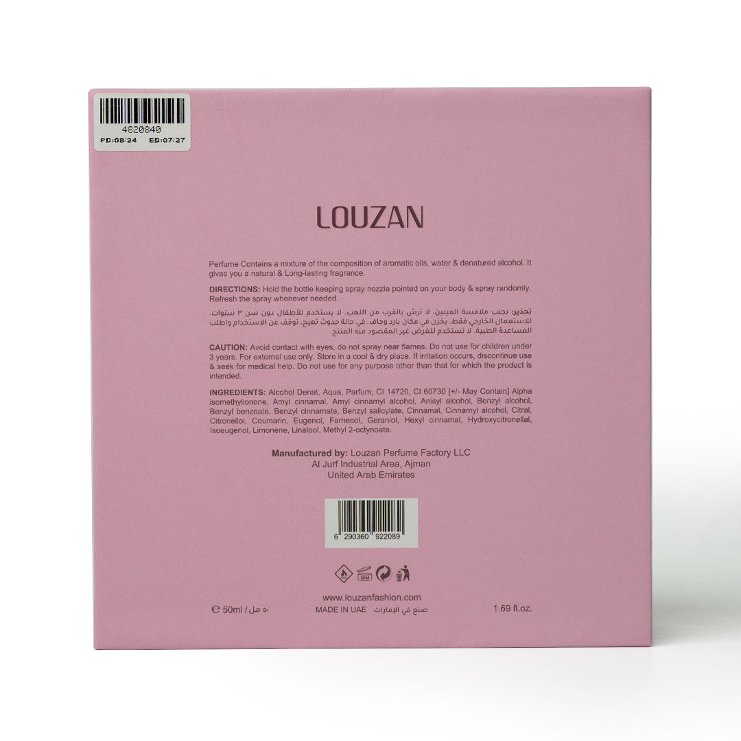 Louzan Pink Eau De Perfume 50ML