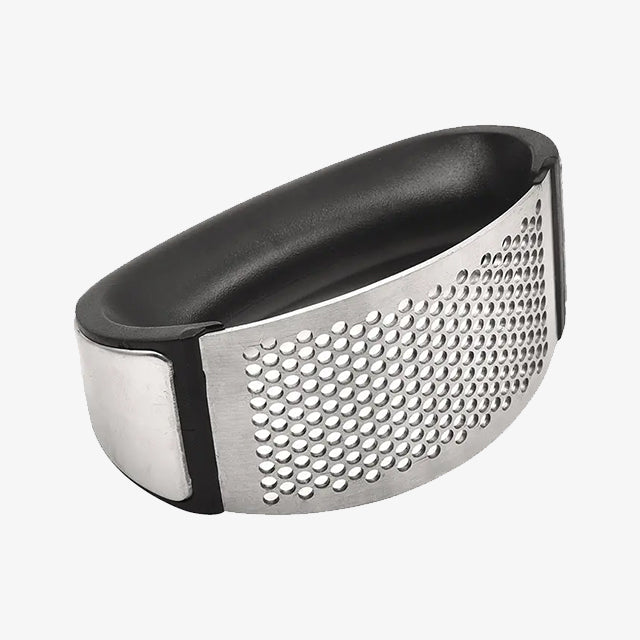 Stainless Steel Garlic Crusher - Durable, Easy-to-Use Garlic Press for Kitchen