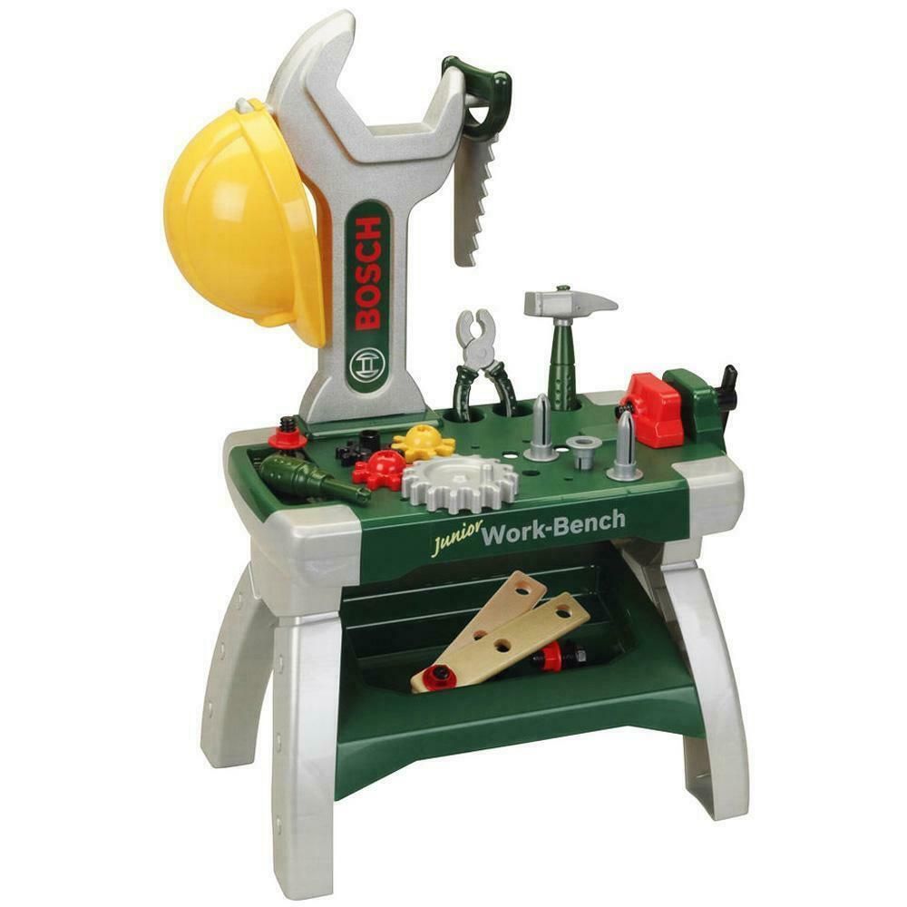 Bosch Mini Junior Workbench Pretend Play Toy, 2+ years
