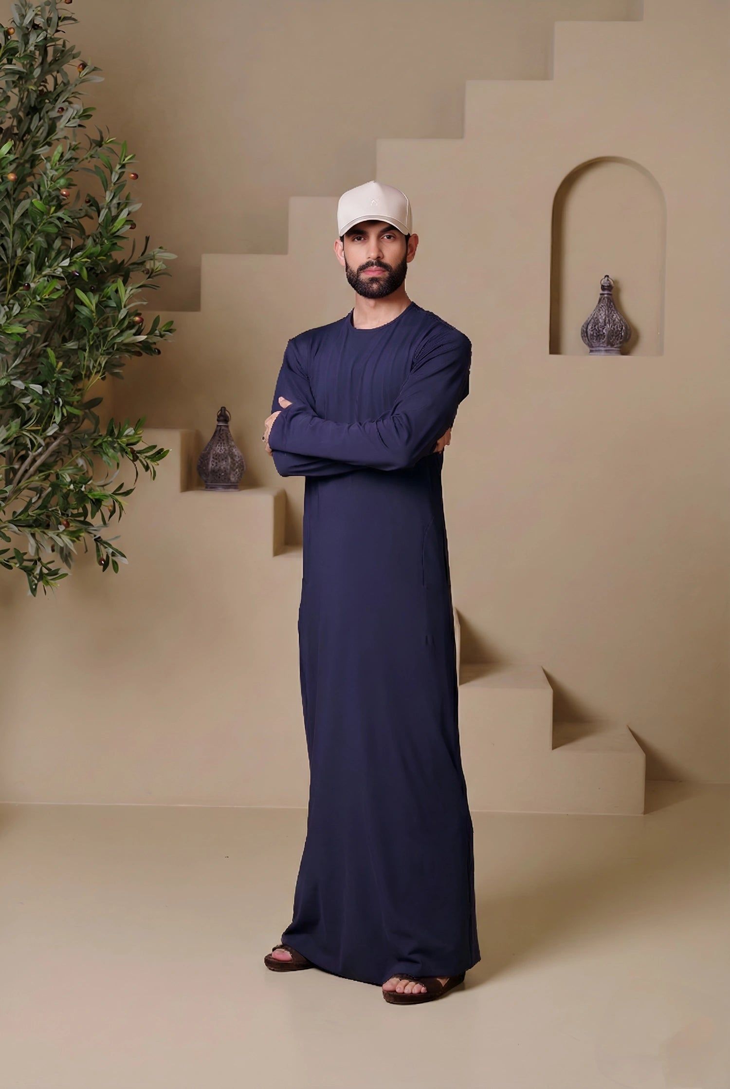RAYAN Kandura - Navy Blue
