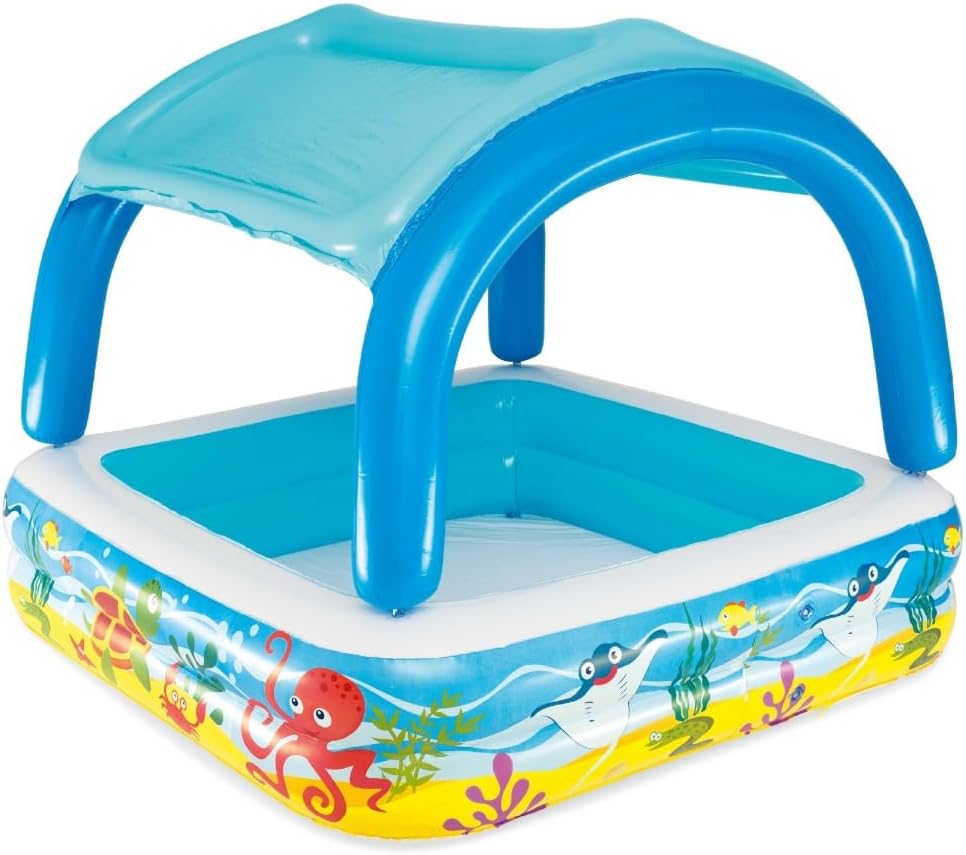 Bestway -Play Pool With Canopy 140X140X114 cm