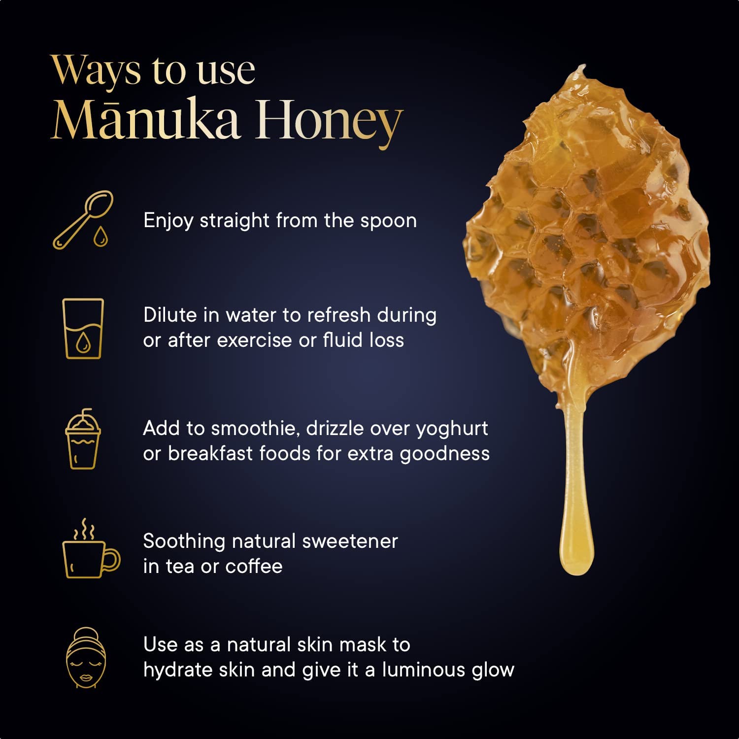 MANUKA HEALTH - MGO 30+ Manuka Honey Blend, 100% Pure New Zealand Honey, 250 g