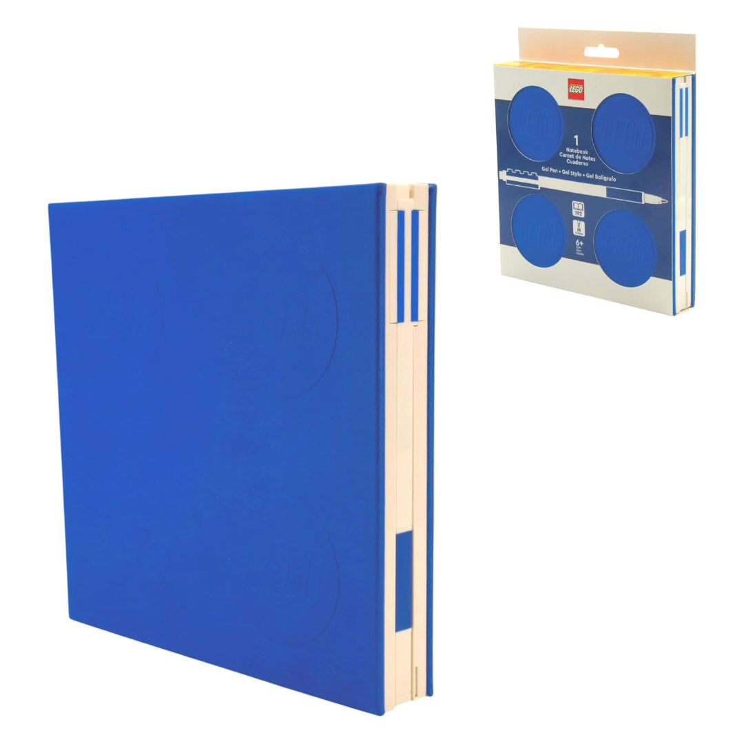 LEGO Locking Dotted 192 Pages, Hardcover Notebook with Gel Pen, For Age 6+ Years
