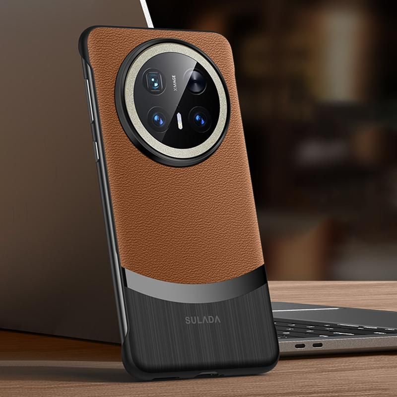 Leather Hybrid PC Case For Huawei Mate 70 Pro / Mate 70 Pro+