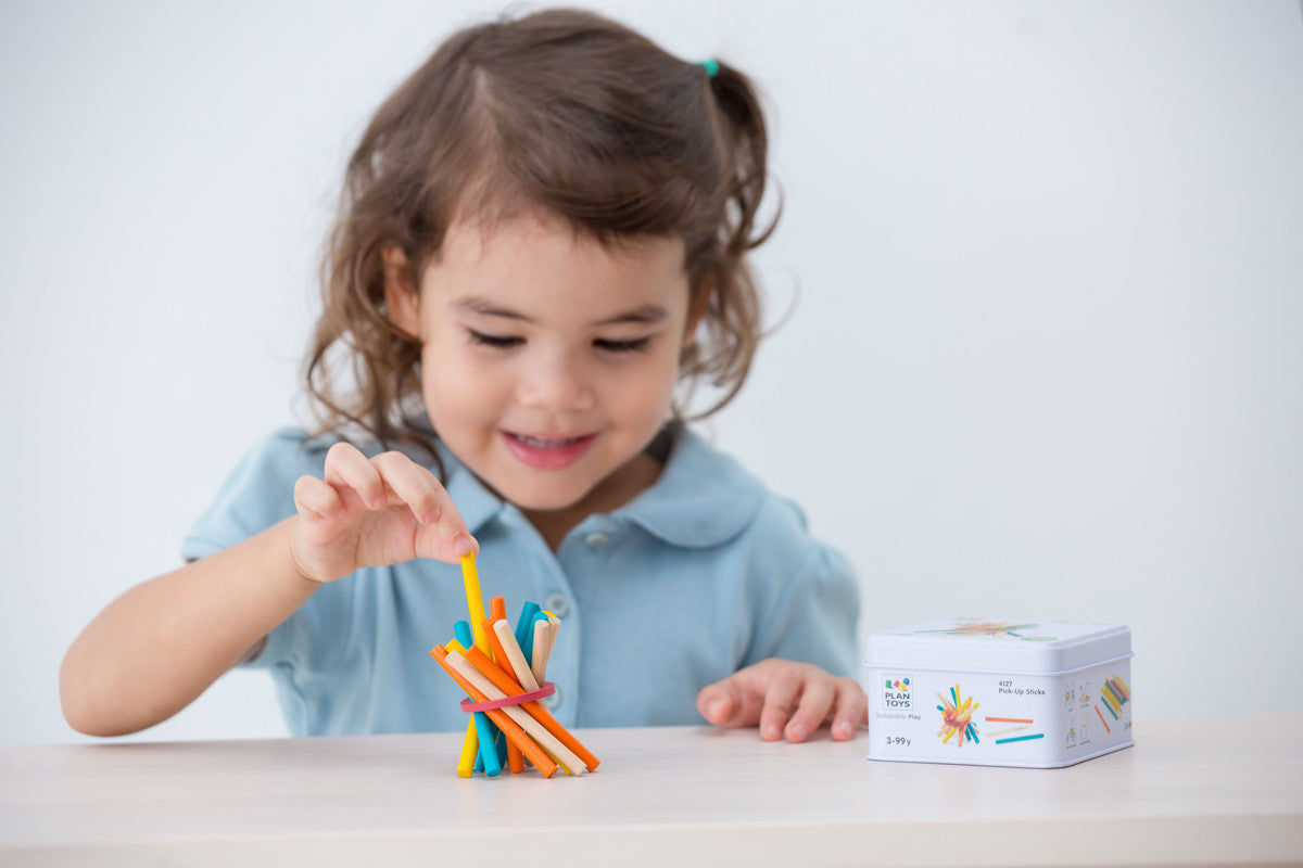 PlanToys Pick-Up Sticks — Wooden Classic Game