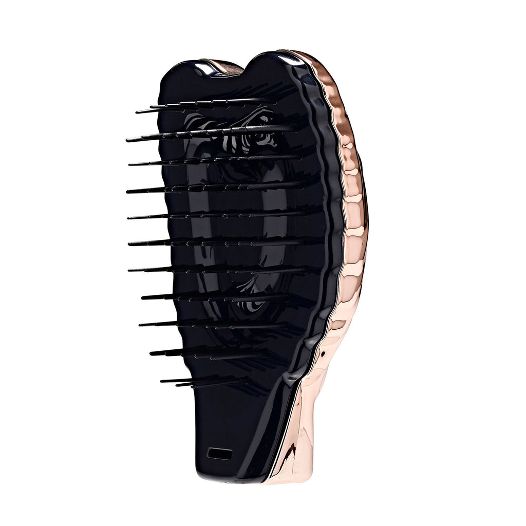 Tangle Angel Pro Compact Hair Brush Rose Gold with Mirror