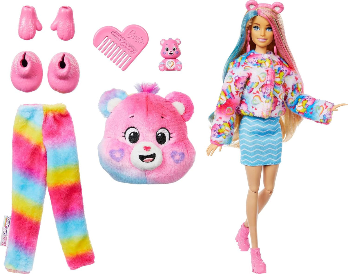 Barbie Cutie Reveal Care Bears Series 2 Togetherness Bear Doll Playset