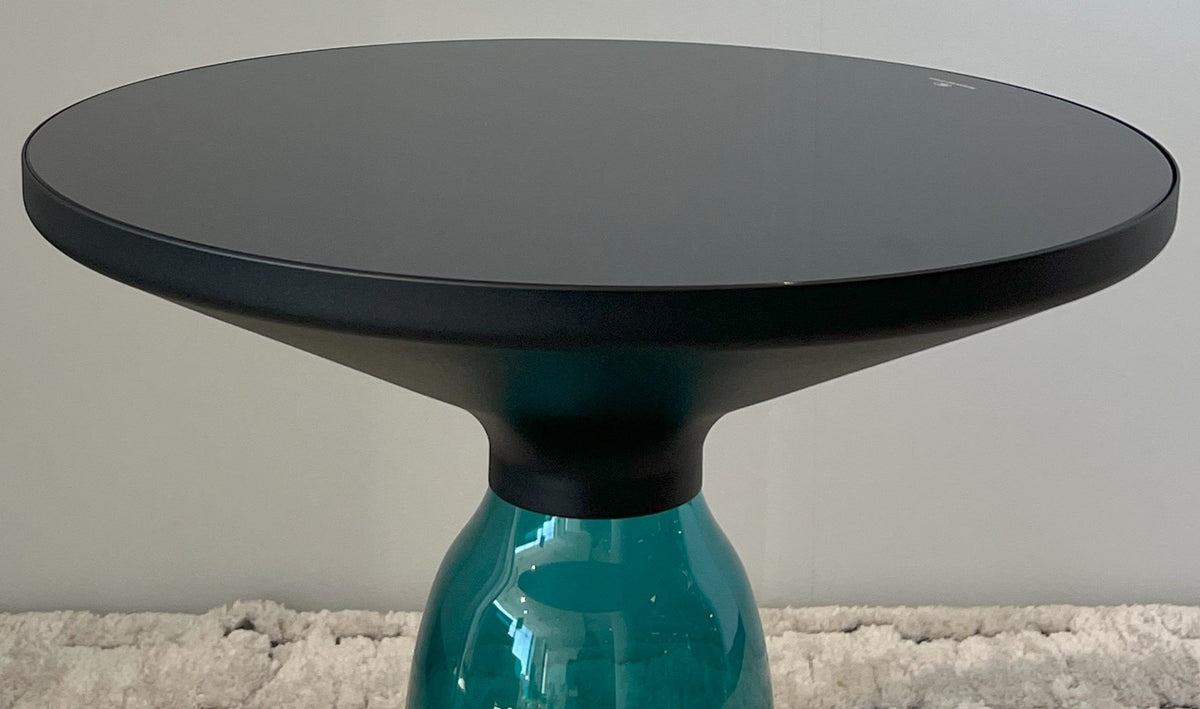 Teal and Black Coffee Table #0926-1-1
