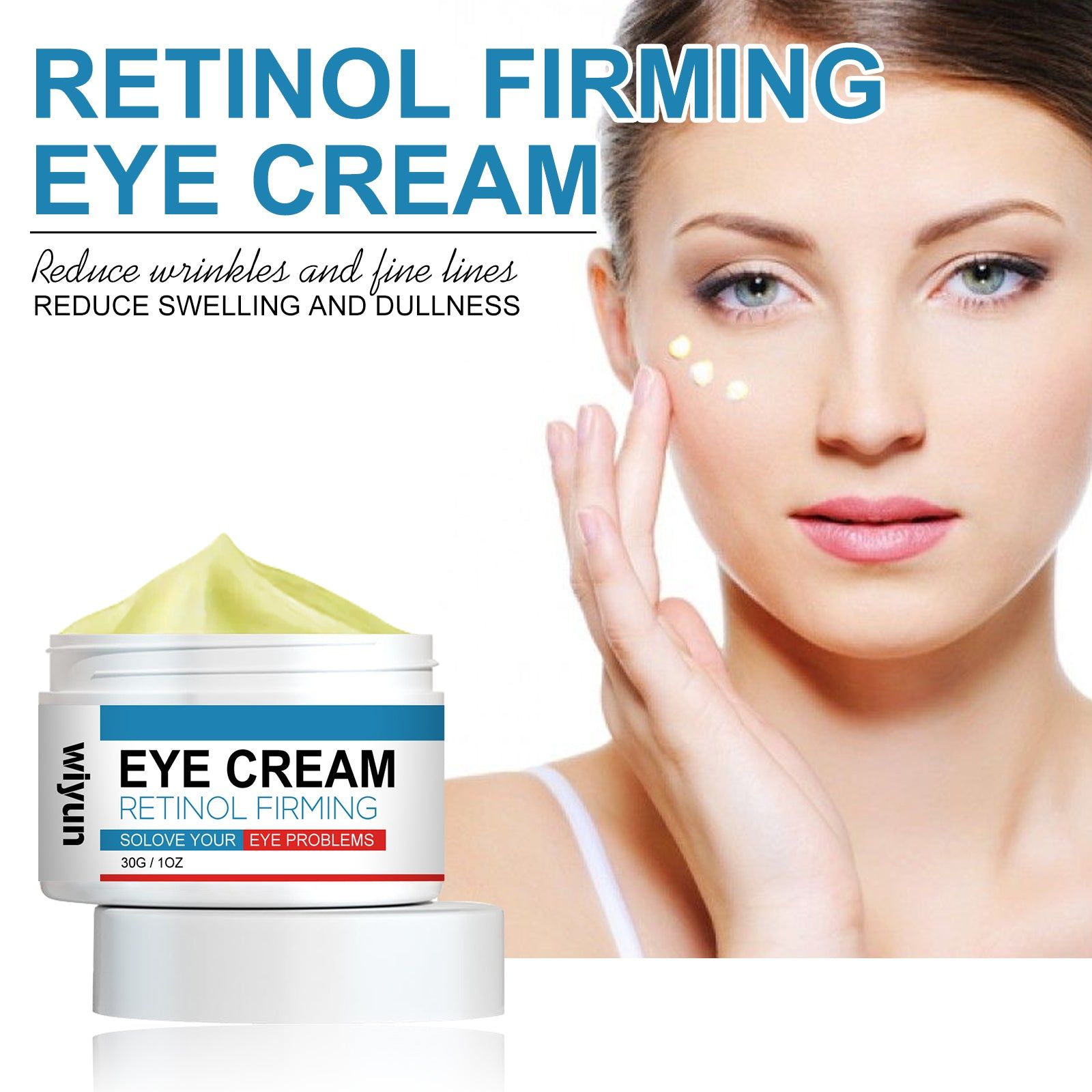 Revitalizing Retinol Eye Cream for Firming, Dark Circles, Fine Lines, Puffiness ,30g