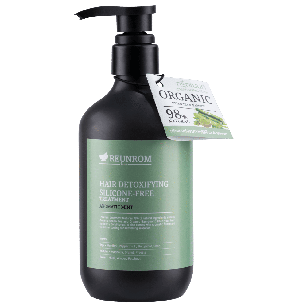 Hair Detoxifying Silicone-Free Treatment 500ml Reunrom Aromatic Mint