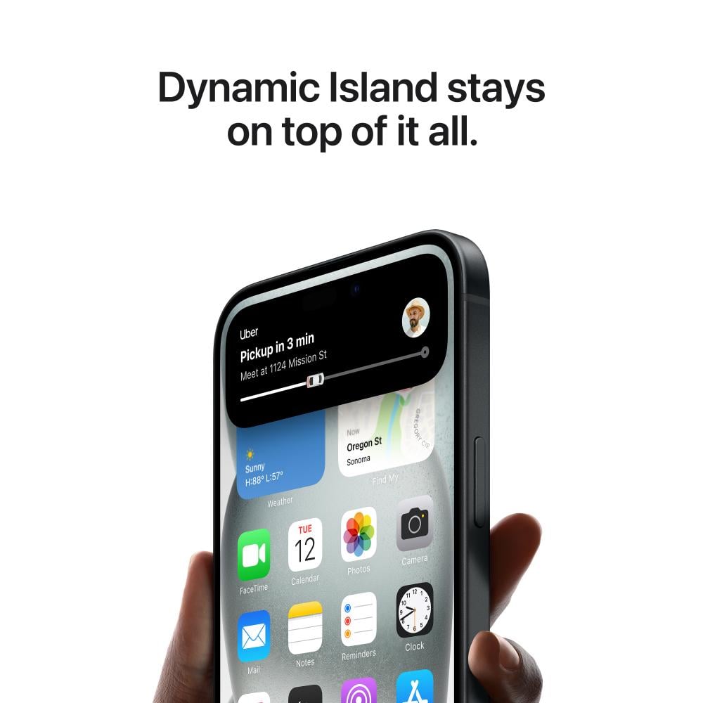 Apple iPhone 15 Smartphone, 6.1 Super Retina XDR OLED Display, A16 Bionic Chip, 256 GB Storage, Green