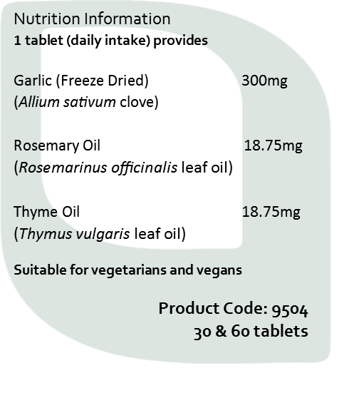 BioNutri Garlic Complex 60 Tabs