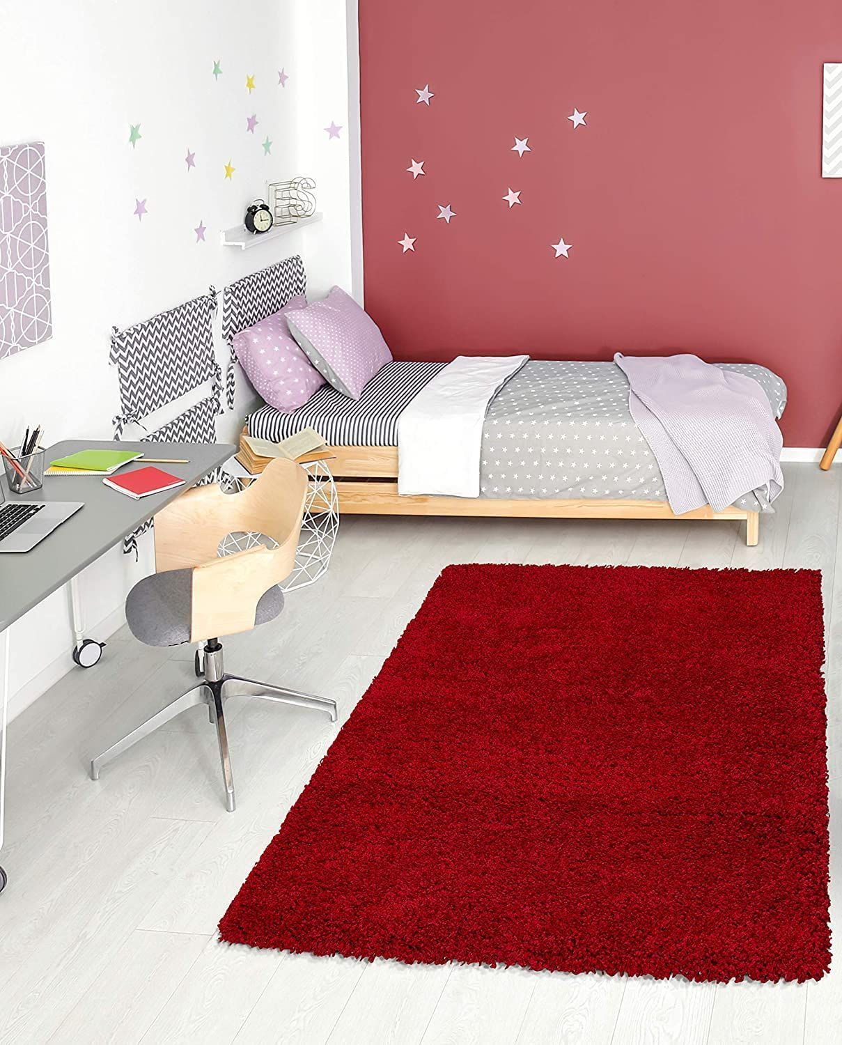 AIESY®  Beautiful Shag Collection Contemporary High Pile Rug