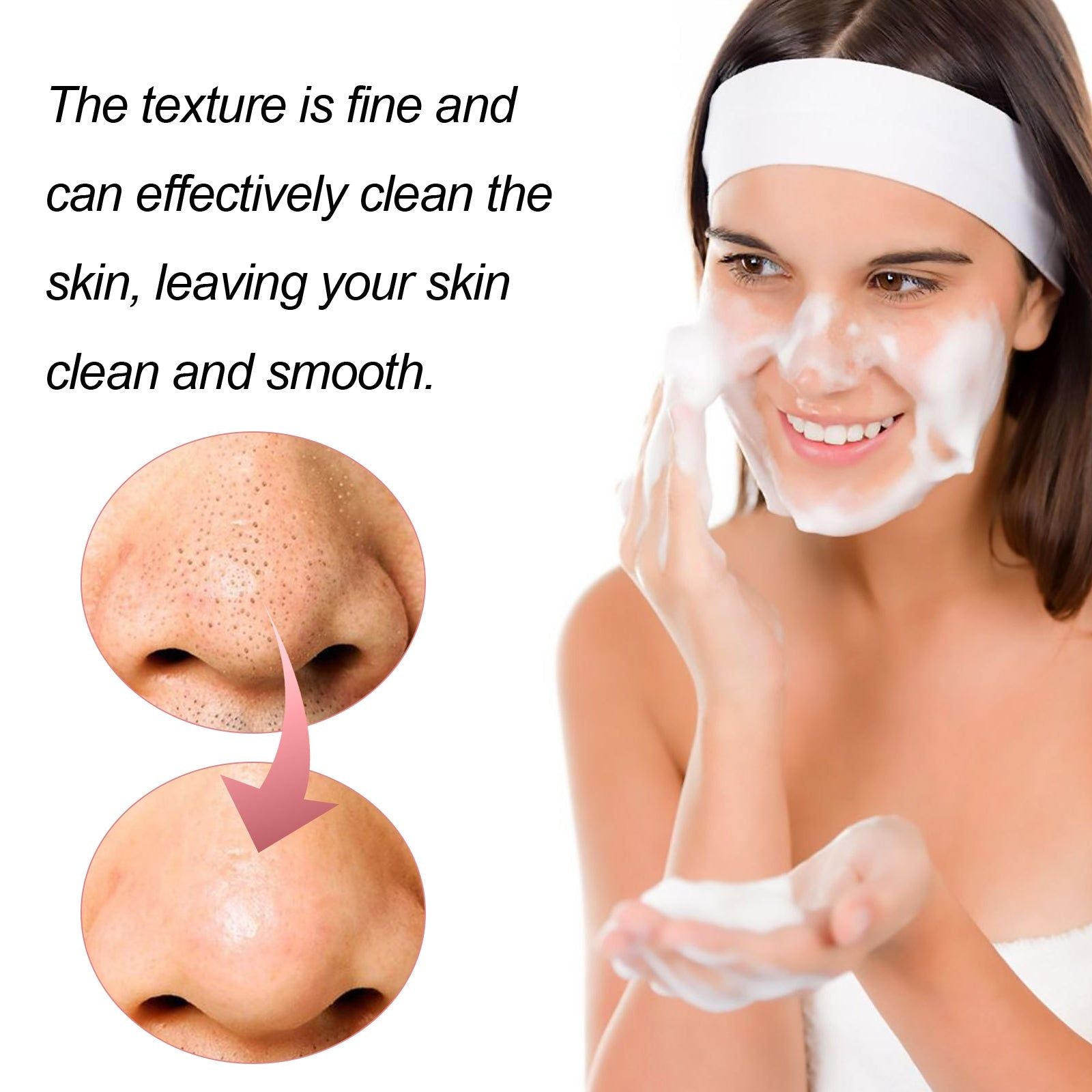 5 in 1 Cleansing Mousse, Deeply Moisturizing, Oil Control, Brightening Acne Marks ,60ml