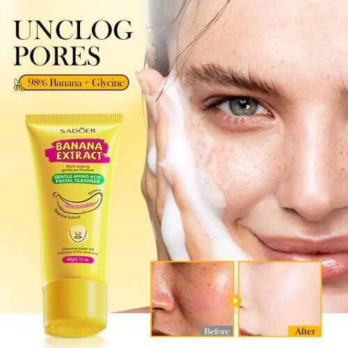 Deep Hydrating Banana Amino Acid Facial Cleanser 60g- 001- SD35844