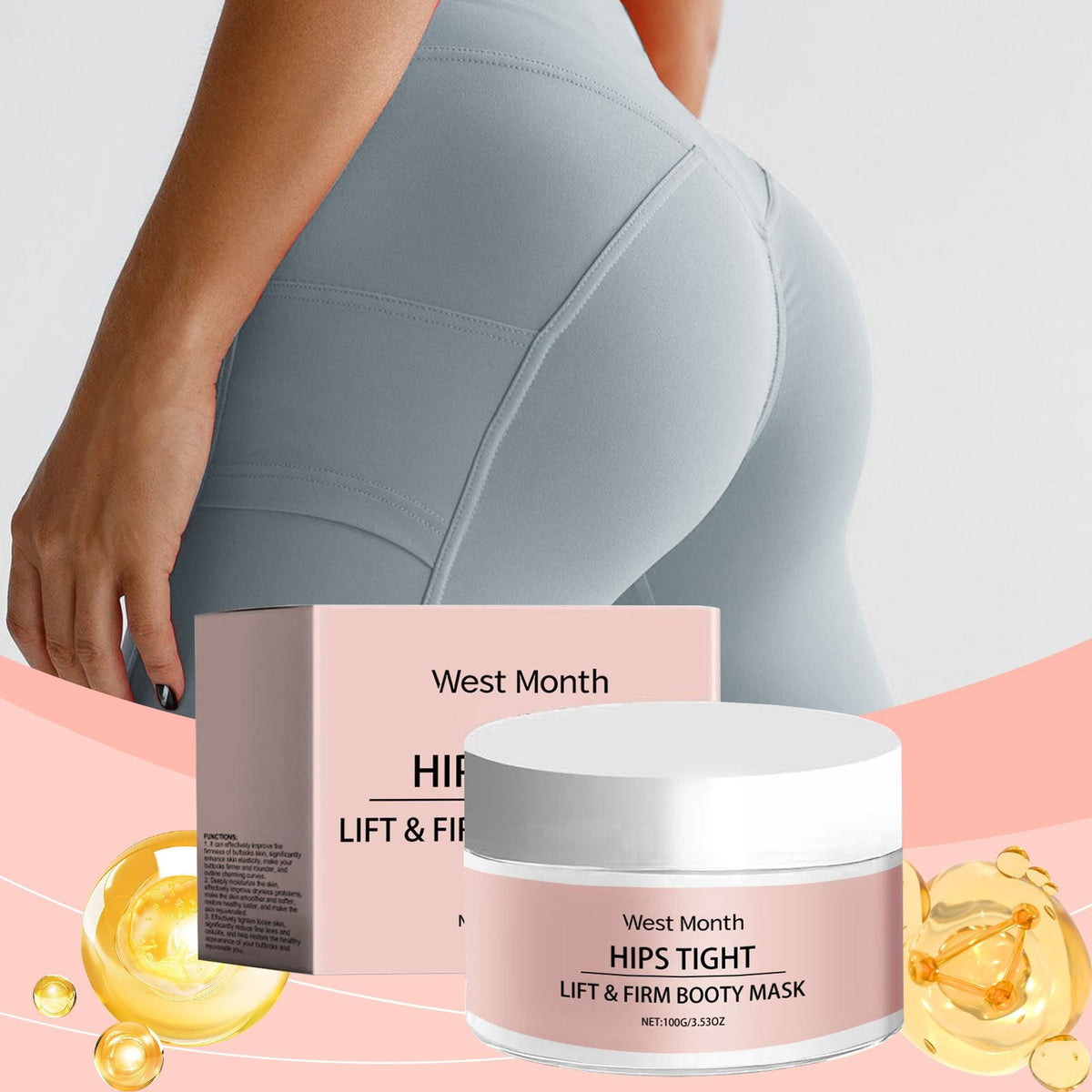 Buttock Moisturizing Cream Hydrating Body Care 100g