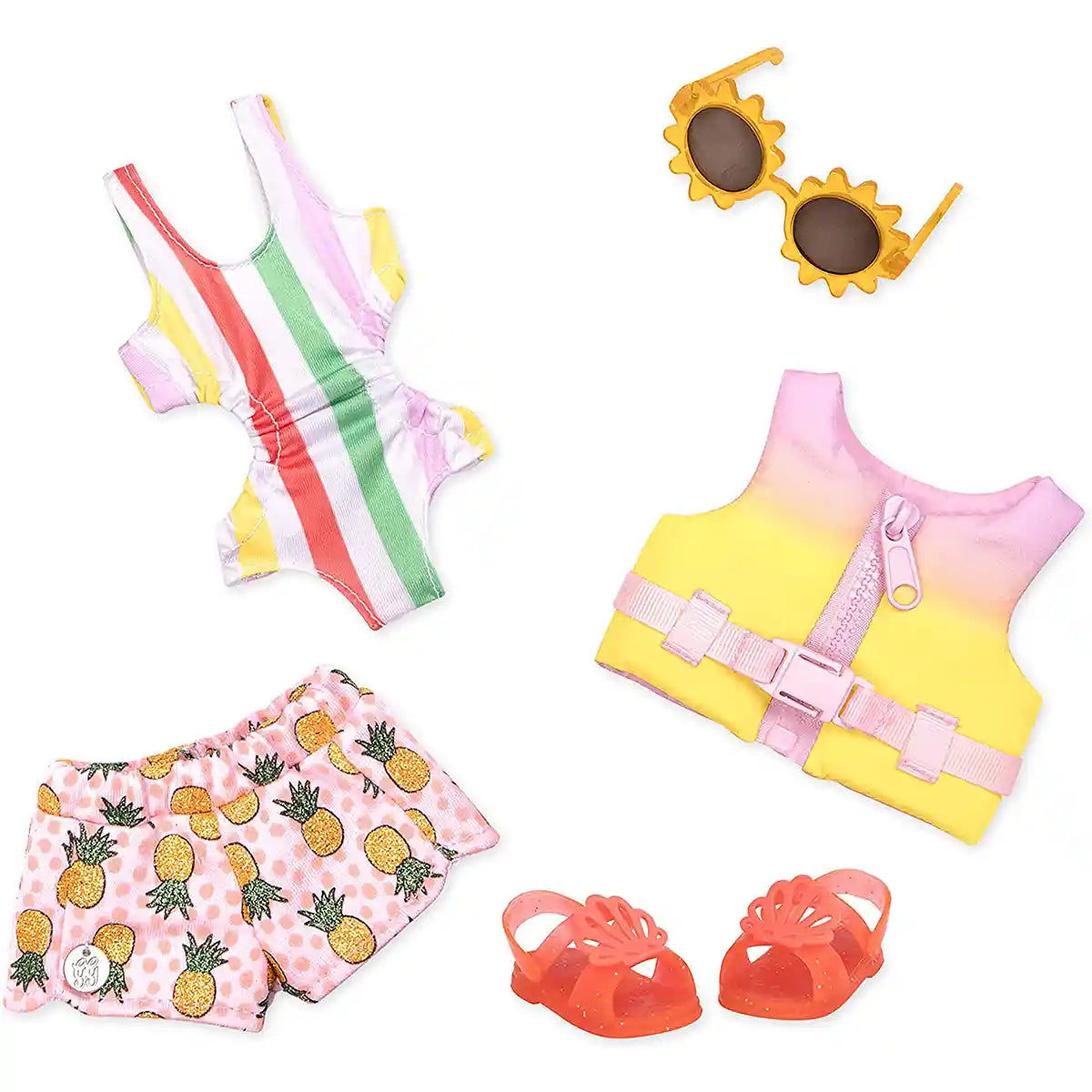 Glitter Girl 14" Doll Deluxe Boating Outfit - Accessories only