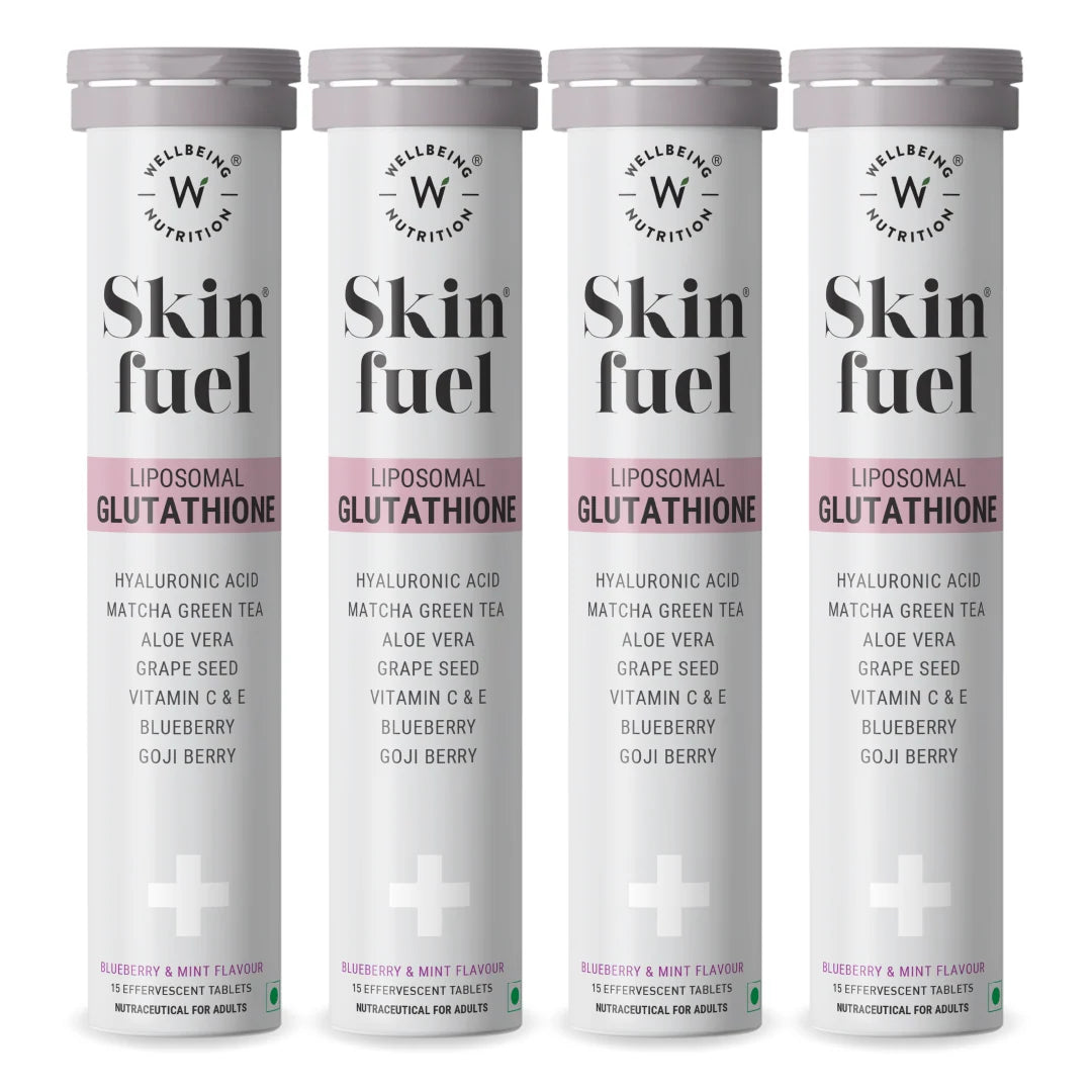 Wellbeing Nutrition Skin Fuel Liposomal Glutathione 90%