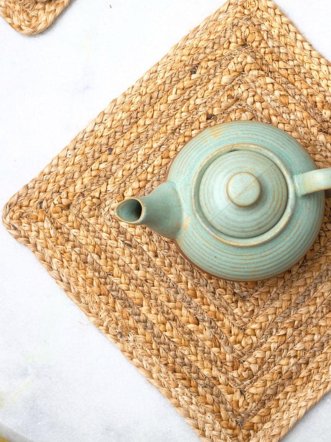 AIESY®- Reversible Jute Braided Eco-Friendly Table Runner