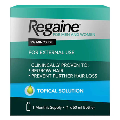 Regaine For Men 2% Minioxidil 1 Month's Supply 60ml