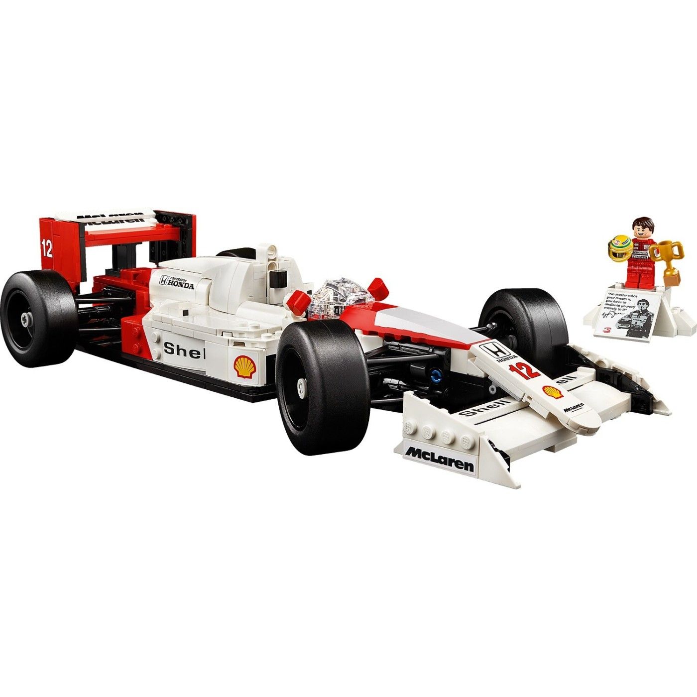 LEGO Icons McLaren MP4/4 & Ayrton Senna Building Set, Age 18+ Years