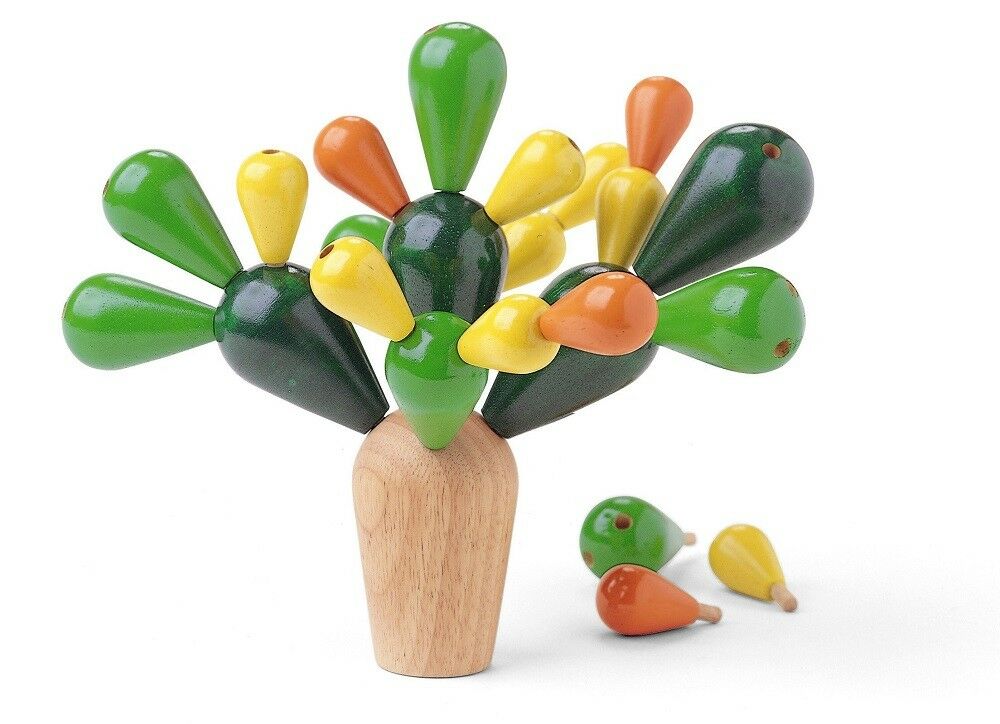 PlanToys Balancing Cactus — Wooden Balance Game
