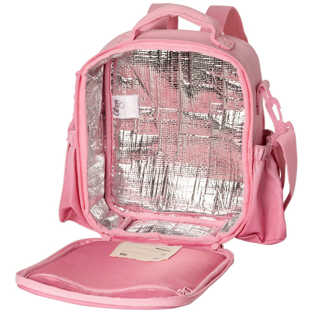 Citron Insulated Lunchbag Backpack - Pink Glowup