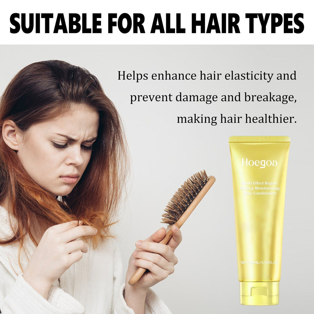 Deep Moisturizing Hair Conditioner for Smooth, Healthy, Frizz-Free Hair ,40ml