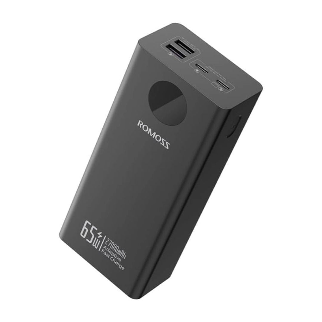 Romoss Pro 65W 27000mAh Power Bank, Black, PEA27SPro - Makasib Offer