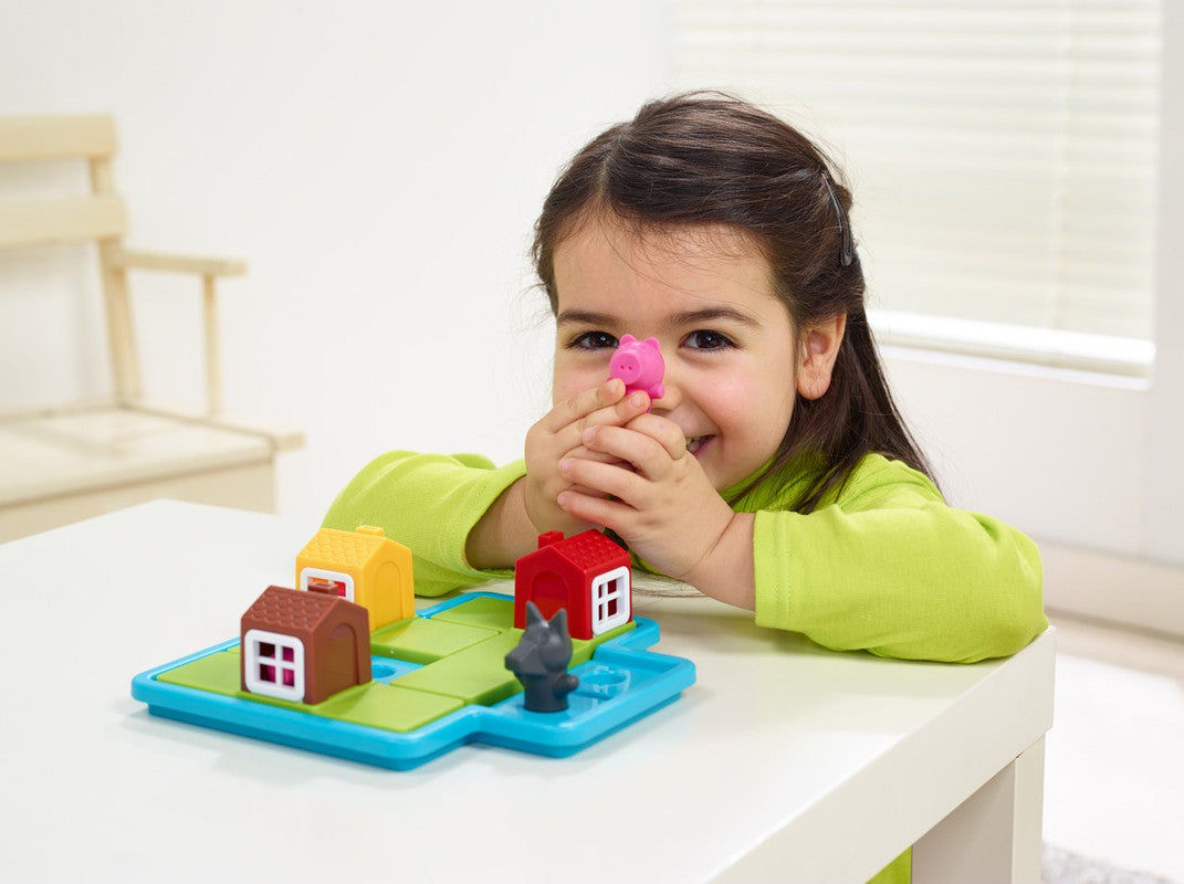 Smart Games Three Little Piggies — Preschool Puzzle Game