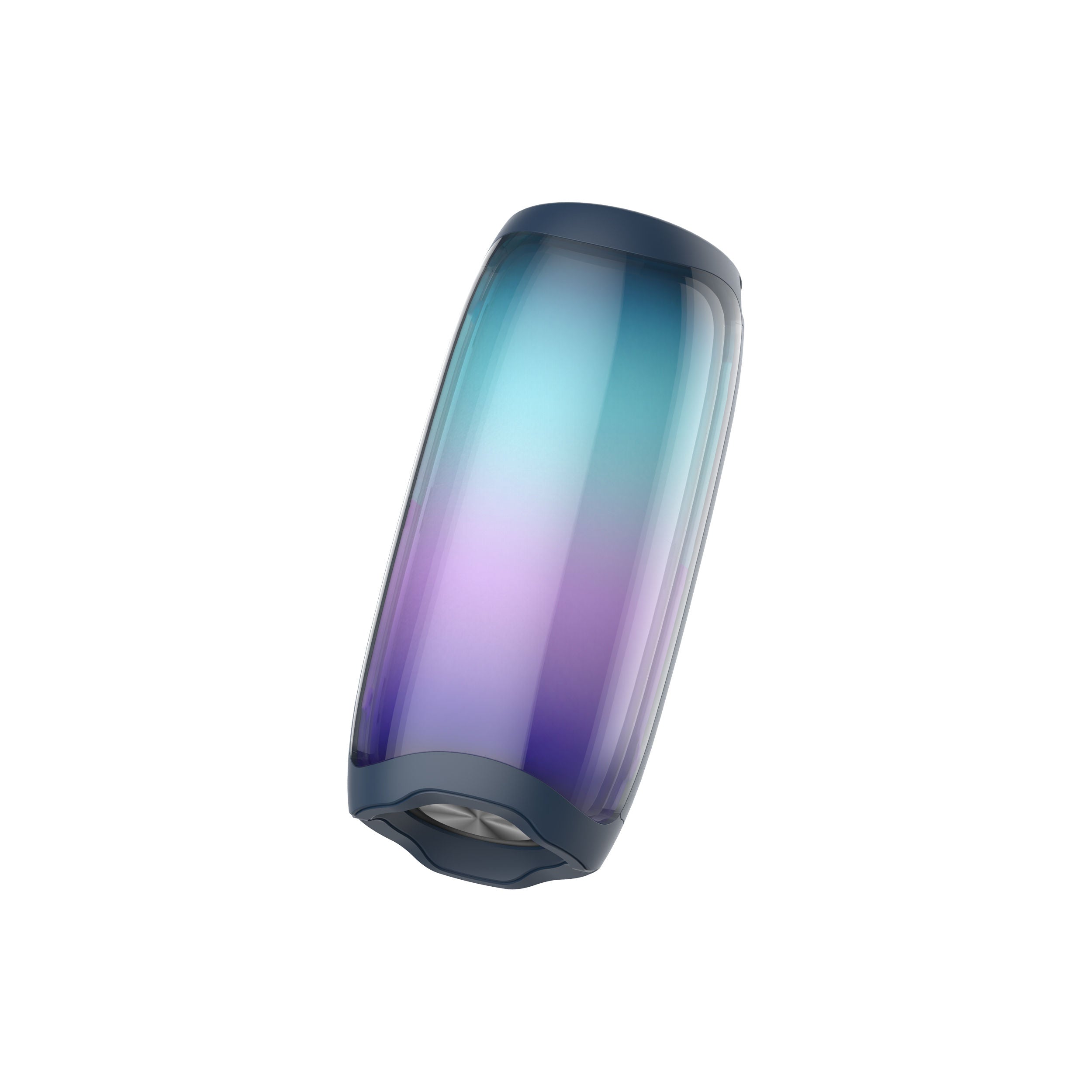 WiWU P40 Thunder Portable LED Bluetooth Speaker, IPX6 Waterproof, RGB Lights, Multi-Playback, Dark Blue
